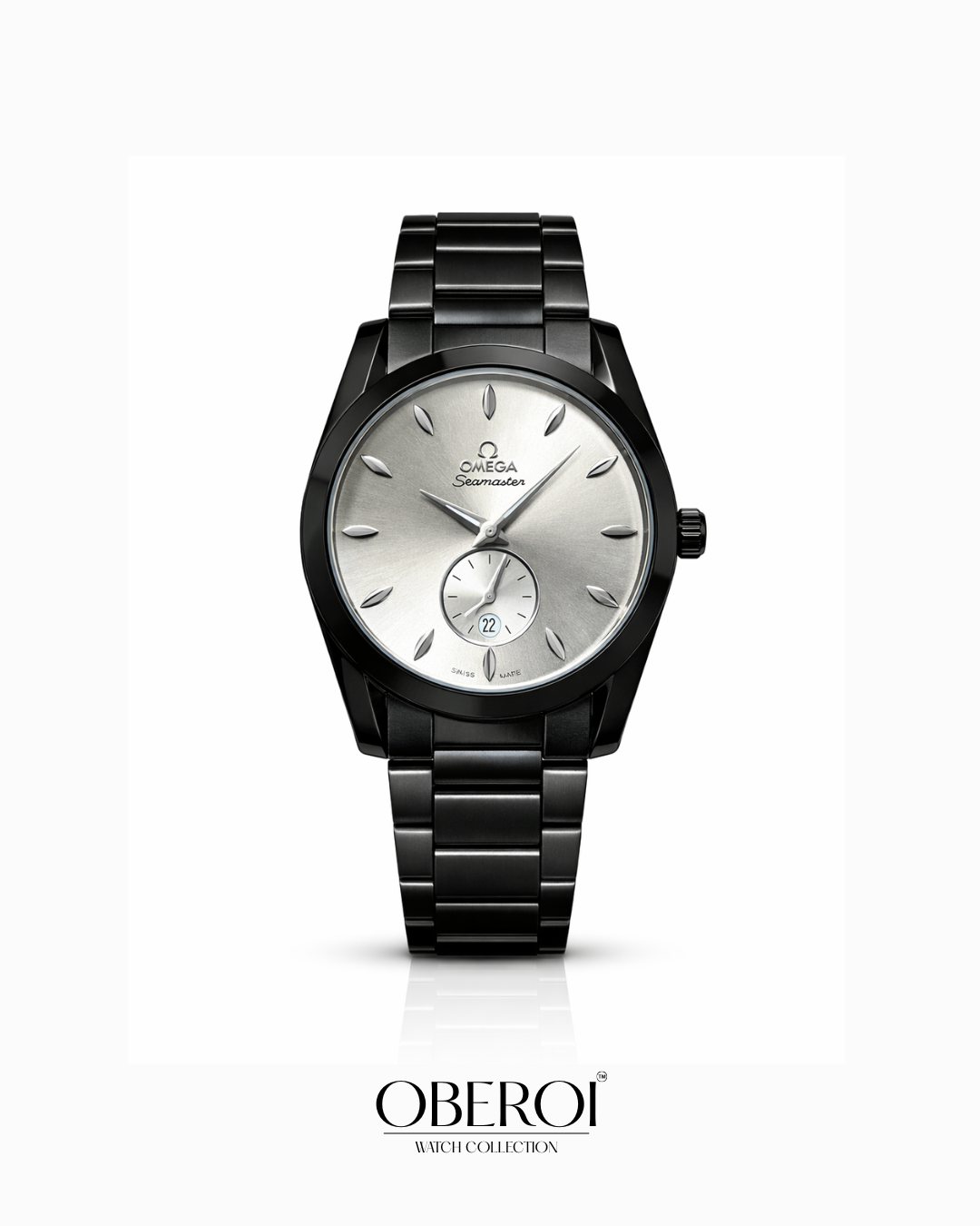 Oberoi Midnight Silver Seamaster Quartz Prestige