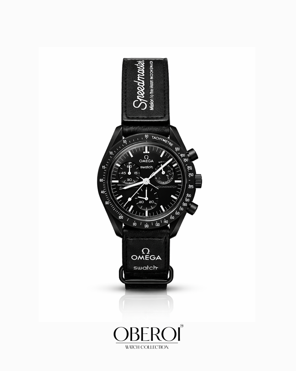 Oberoi All-Black MoonSpeed Chronograph Quartz Edition