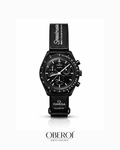 Oberoi All-Black MoonSpeed Chronograph Quartz Edition