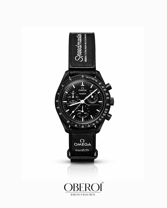 Oberoi All-Black MoonSpeed Chronograph Quartz Edition