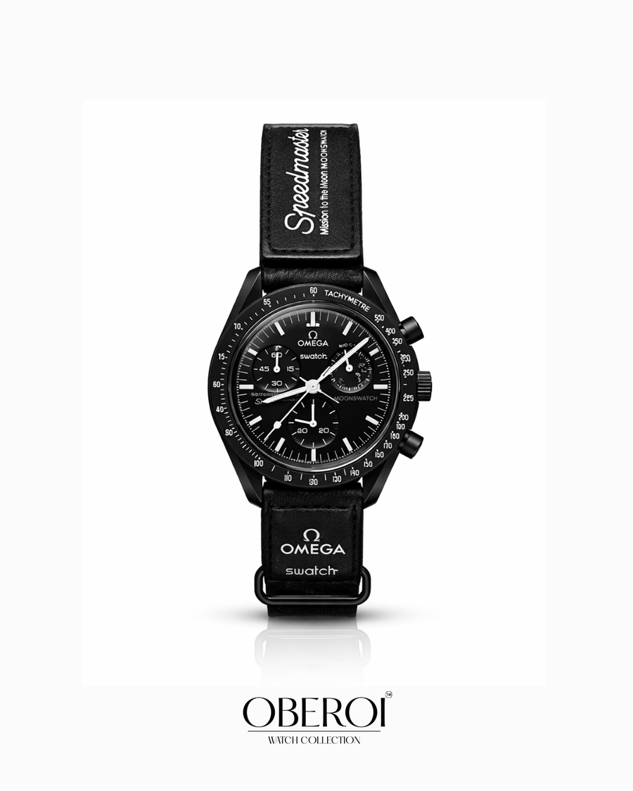 Oberoi All-Black MoonSpeed Chronograph Quartz Edition