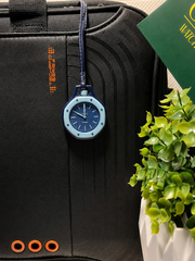 Ocean Blue Bag Charm — Quartz Movement