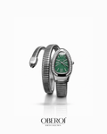 Oberoi Serpenti Emerald Luxe Bracelet Watch Quartz Edition