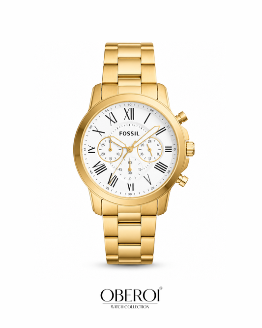 Golden Regent Roman Chronograph — Quartz Movement