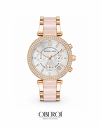 Blush Royale Crystal Chronograph — Quartz Movement