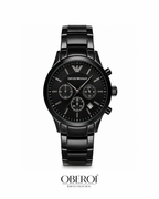 Obsidian Noir Chronograph — Quartz Movement