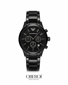 Obsidian Noir Chronograph — Quartz Movement
