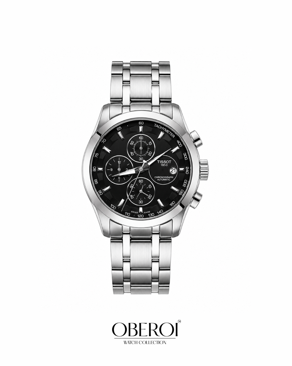 Midnight Steel Chronograph — Quartz Movement