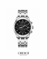 Midnight Steel Chronograph — Quartz Movement