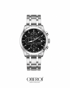 Midnight Steel Chronograph — Quartz Movement