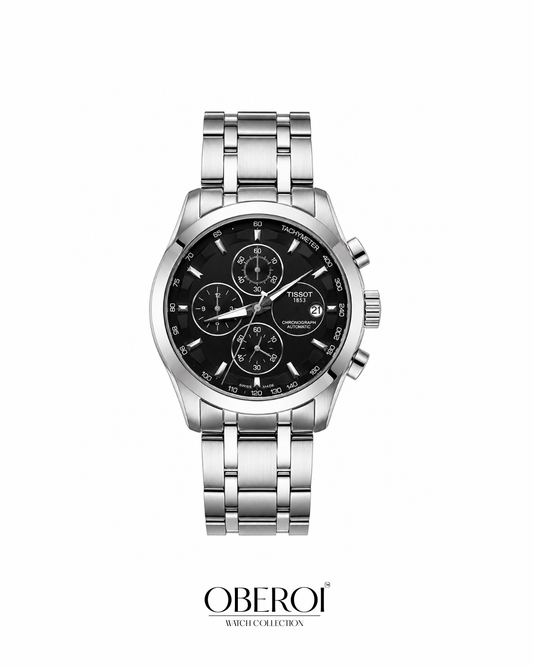 Midnight Steel Chronograph — Quartz Movement