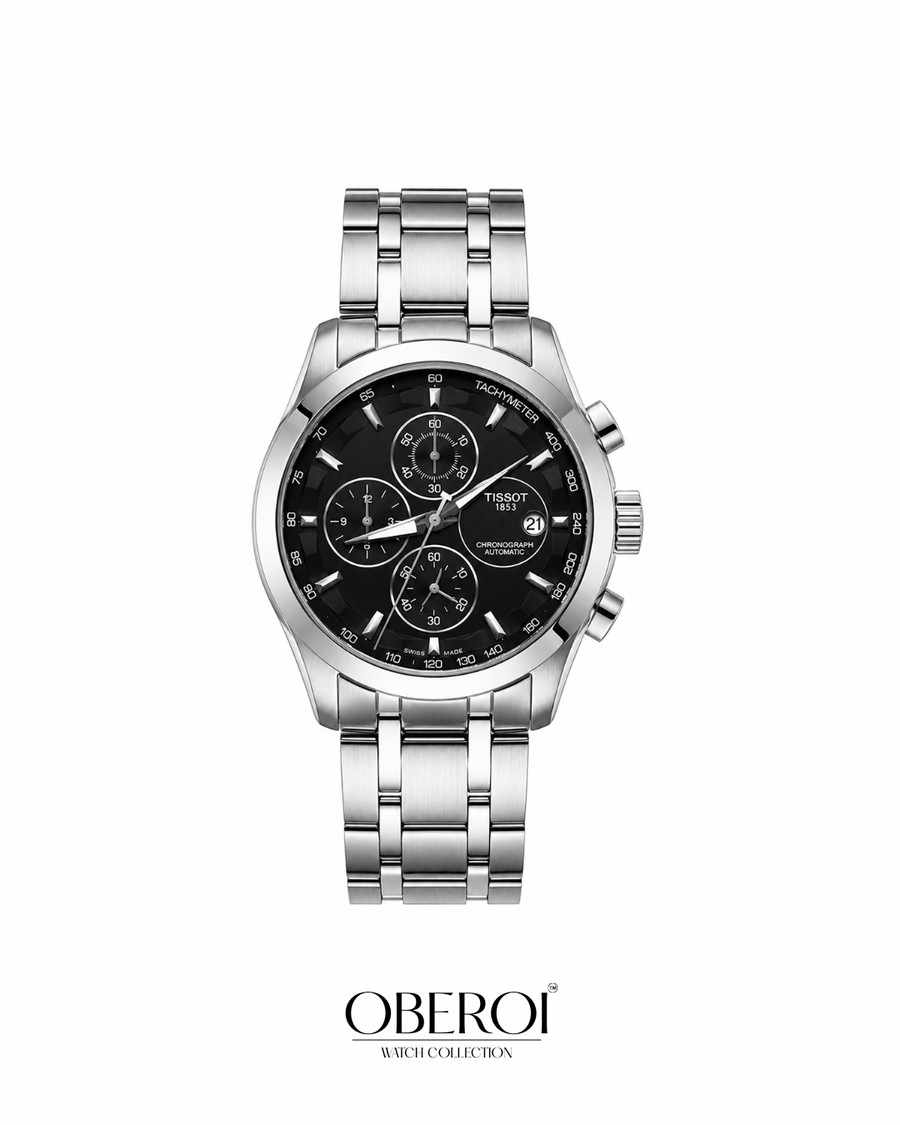 Midnight Steel Chronograph — Quartz Movement