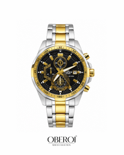 Dual-Tone Sovereign Chronograph — Quartz Movement