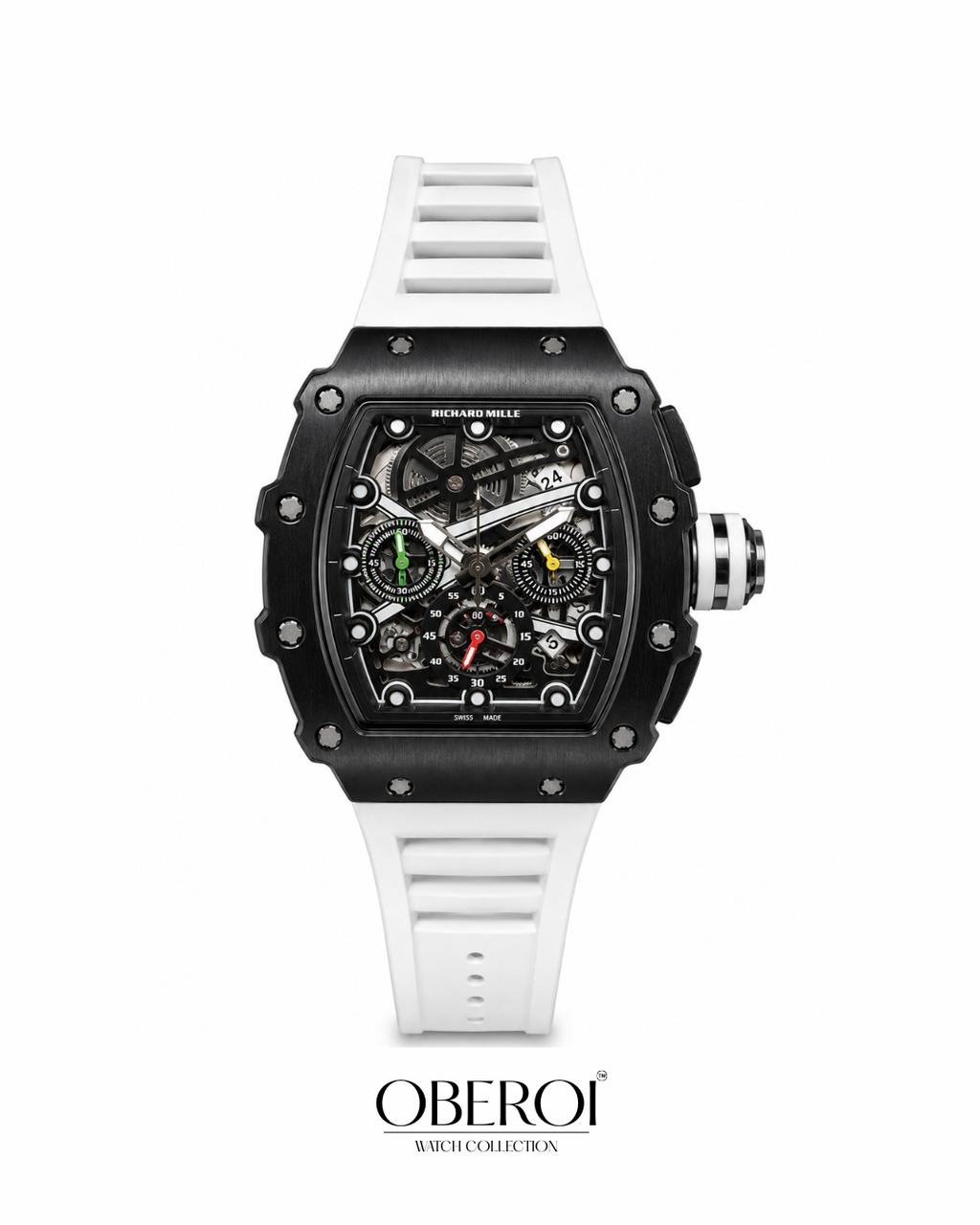 Arctic Phantom Skeleton Chronograph — Quartz Movement