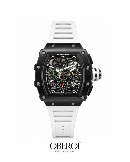 Arctic Phantom Skeleton Chronograph — Quartz Movement