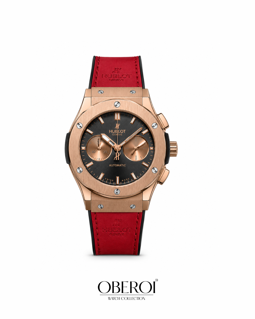Crimson Royale Chronograph — Quartz Movement