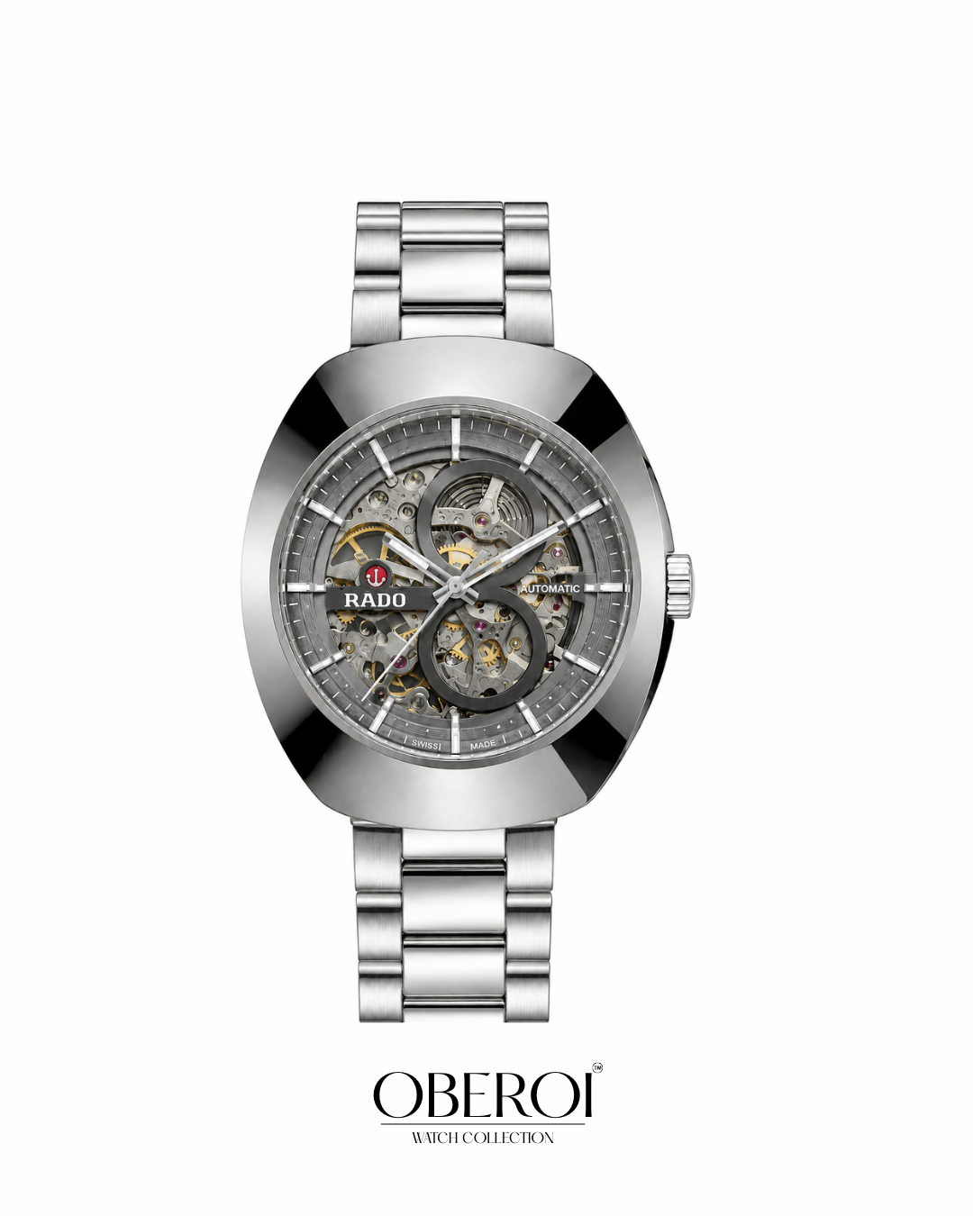 Silver Arc Skeleton — Automatic Mechanical Movement