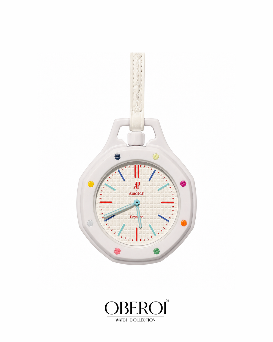 Pearl Pop Bag Charm — Quartz Movement