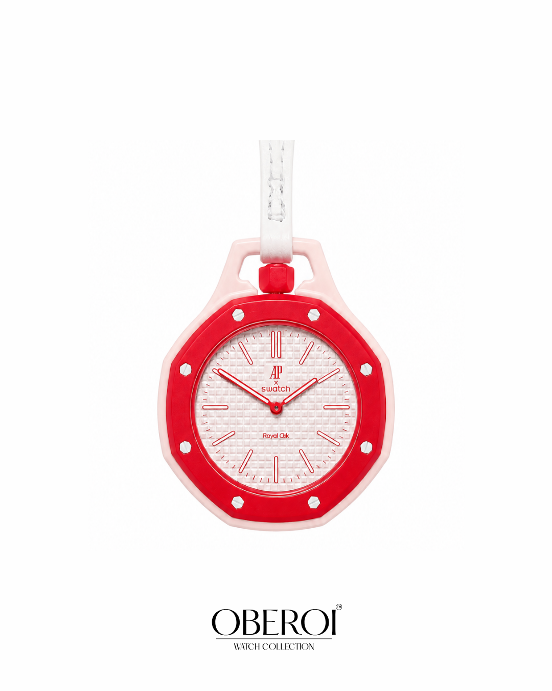 Ruby Pop Bag Charm — Quartz Movement