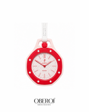 Ruby Pop Bag Charm — Quartz Movement
