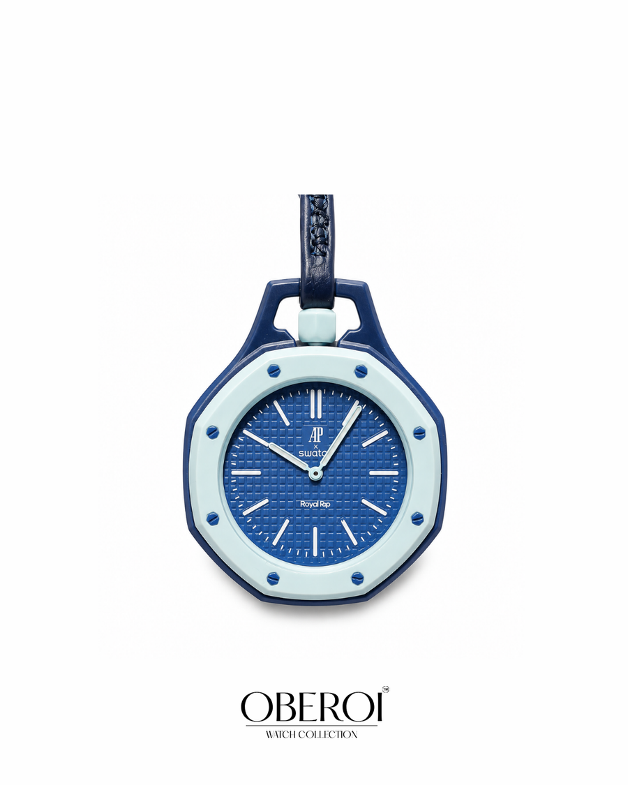 Ocean Blue Bag Charm — Quartz Movement