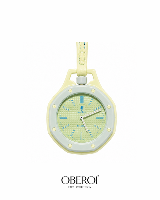 Lime Mist Bag Charm — Quartz Movement