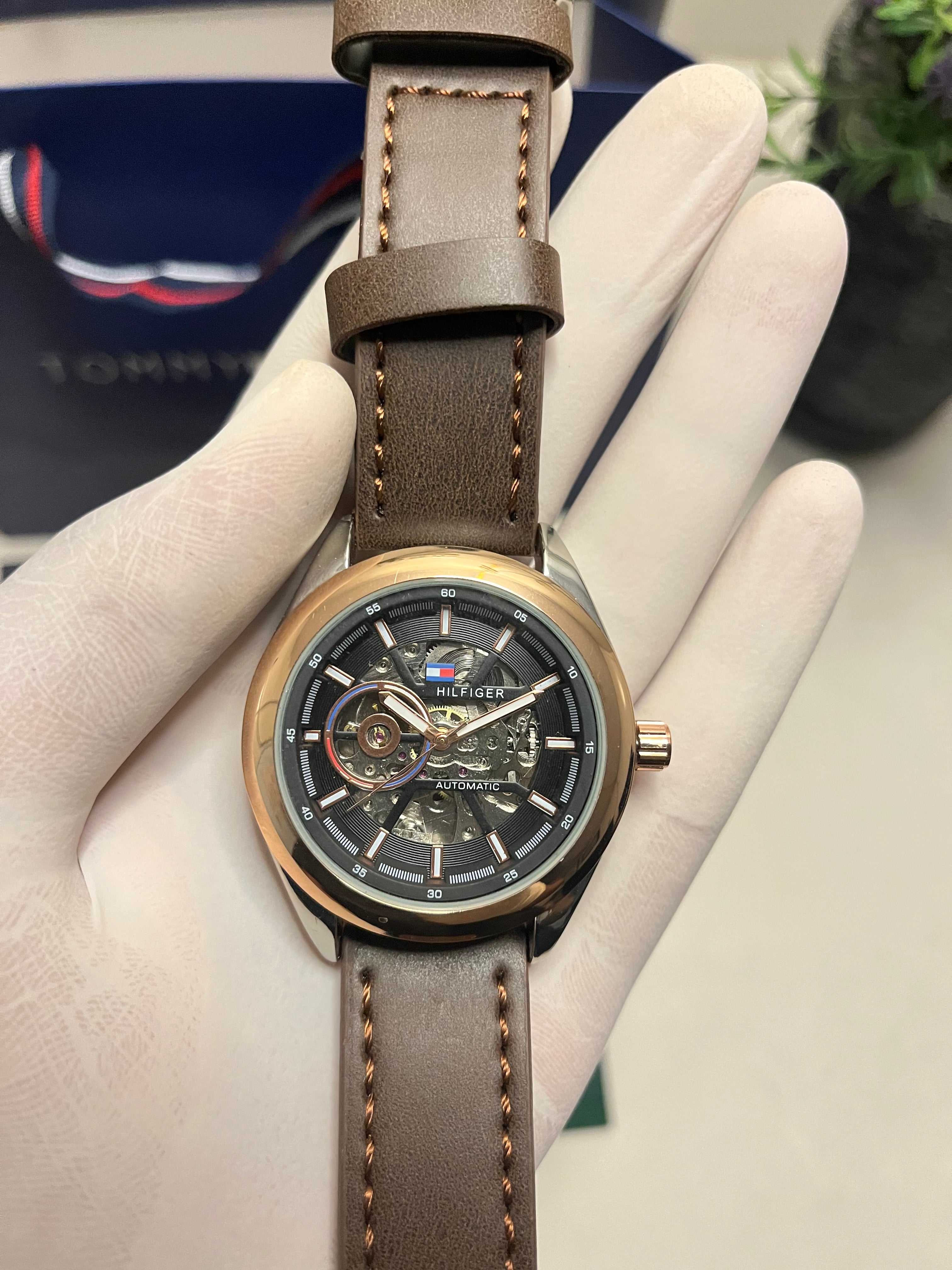 Rosewood Skeleton — Automatic Mechanical Movement