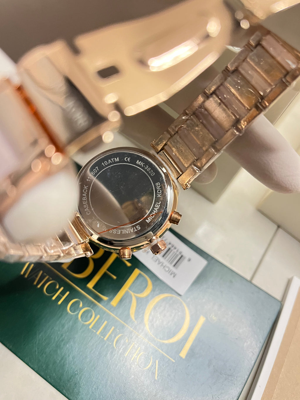 Blush Royale Crystal Chronograph — Quartz Movement
