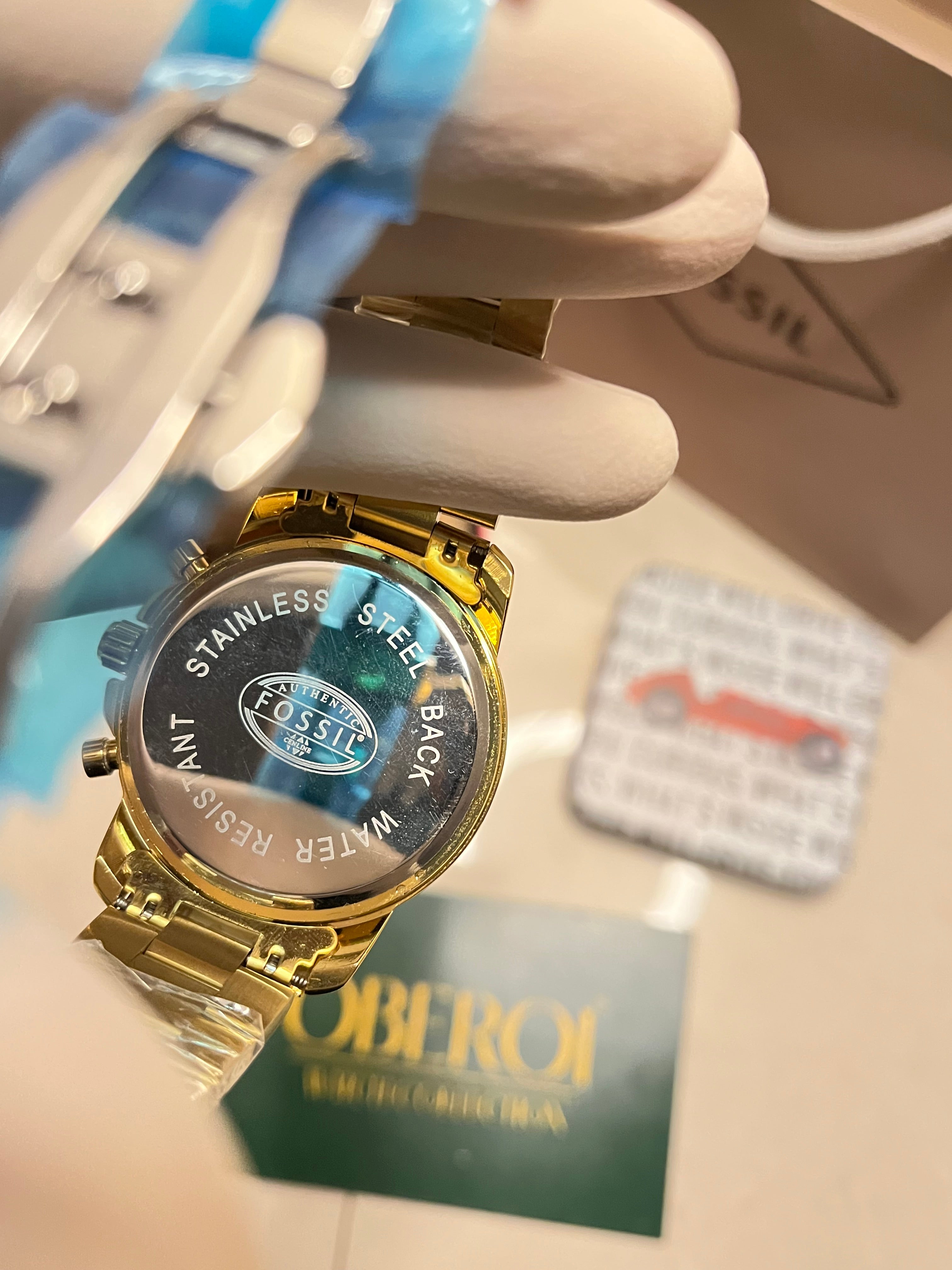 Golden Regent Roman Chronograph — Quartz Movement