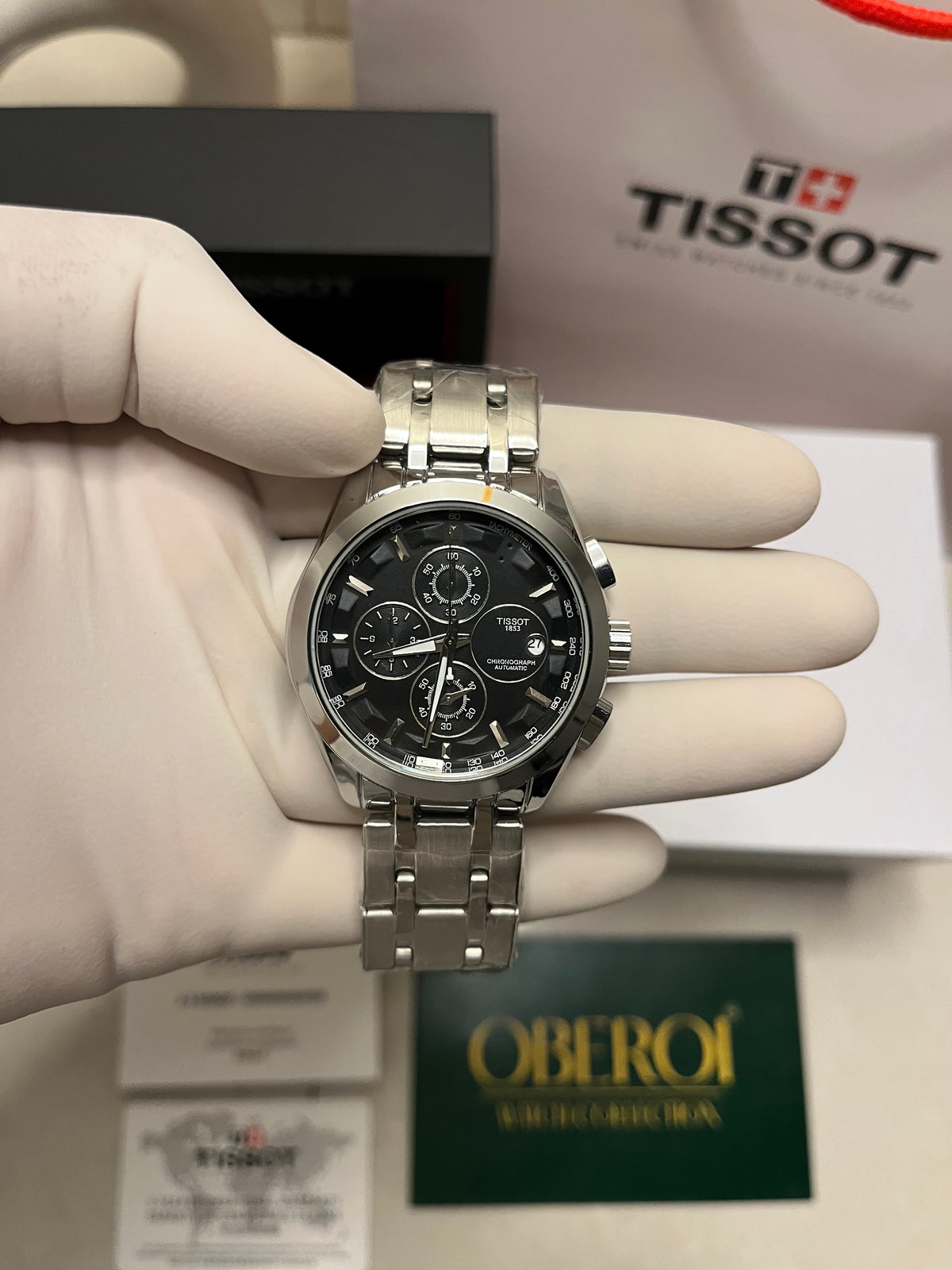 Midnight Steel Chronograph — Quartz Movement