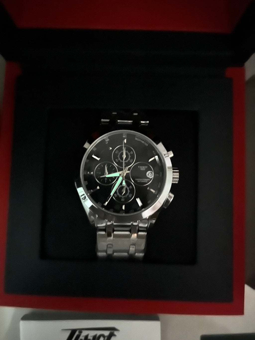 Midnight Steel Chronograph — Quartz Movement