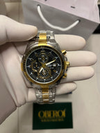 Dual-Tone Sovereign Chronograph — Quartz Movement