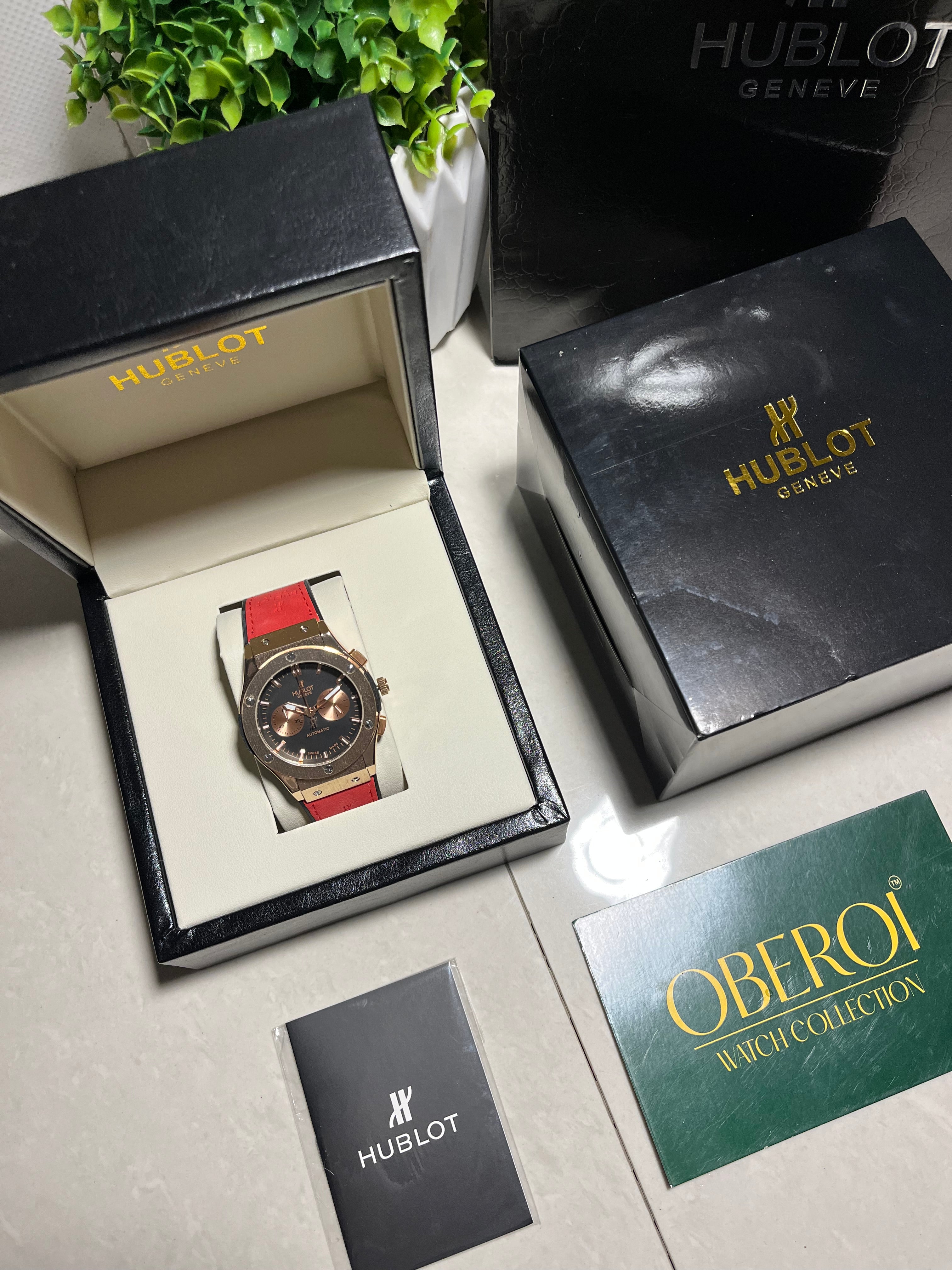 Crimson Royale Chronograph — Quartz Movement