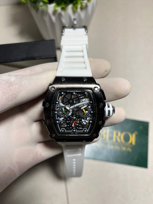 Arctic Phantom Skeleton Chronograph — Quartz Movement