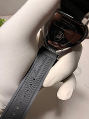 Silver Apex Chronograph — Quartz Movement