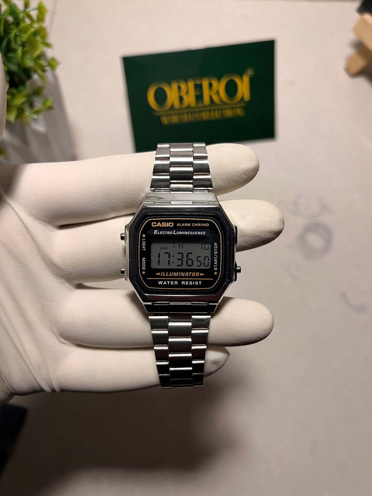 Classic Steel Retro Digital