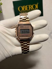 Rose Gold Retro Digital