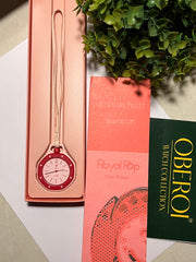 Ruby Pop Bag Charm — Quartz Movement