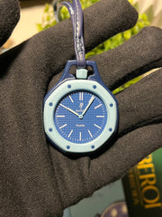 Ocean Blue Bag Charm — Quartz Movement