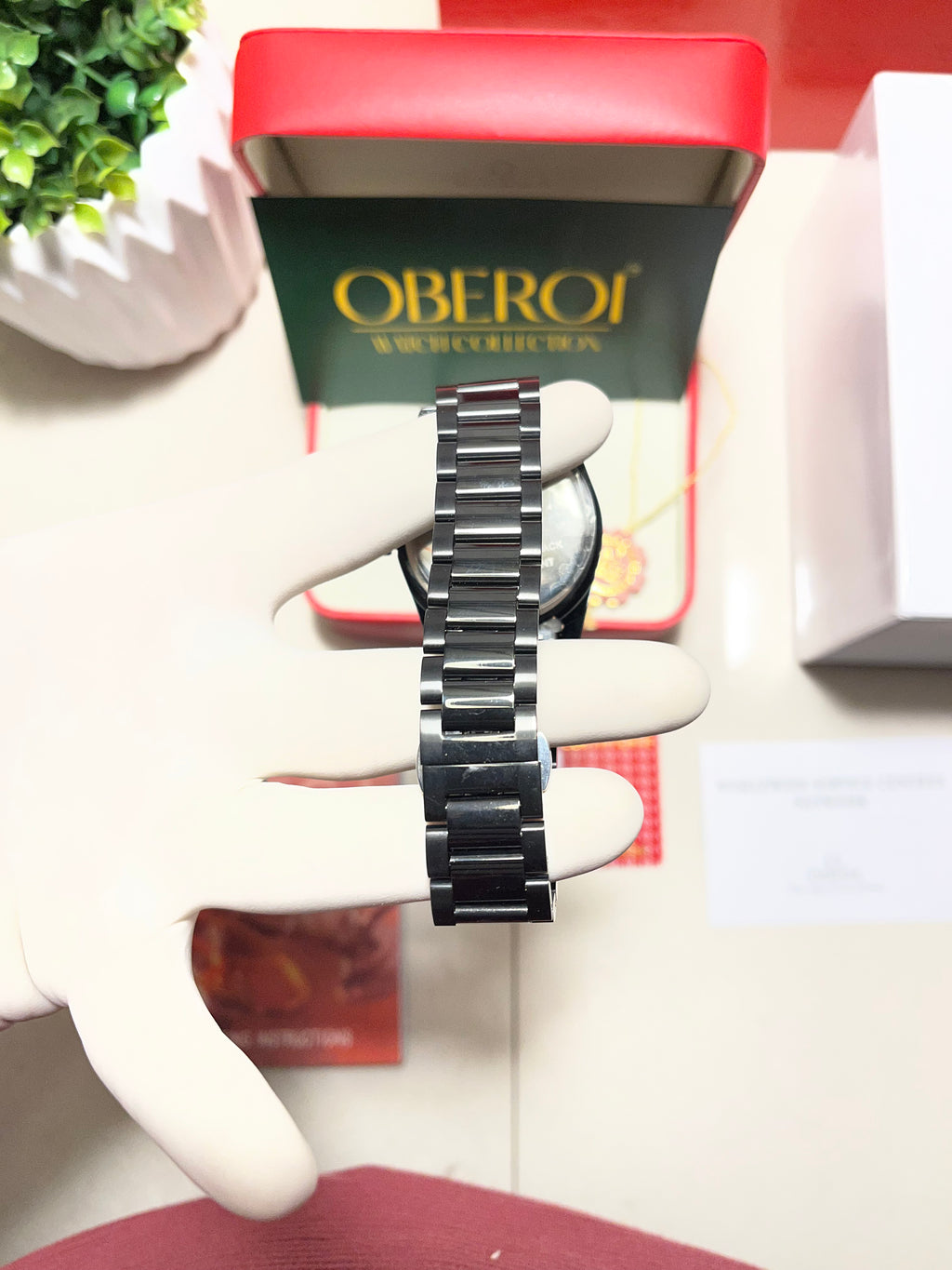 Oberoi Midnight Silver Seamaster Quartz Prestige