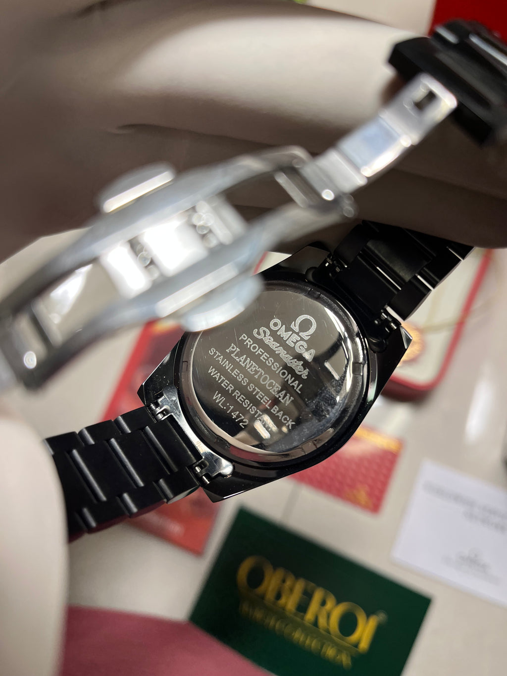 Oberoi Midnight Silver Seamaster Quartz Prestige