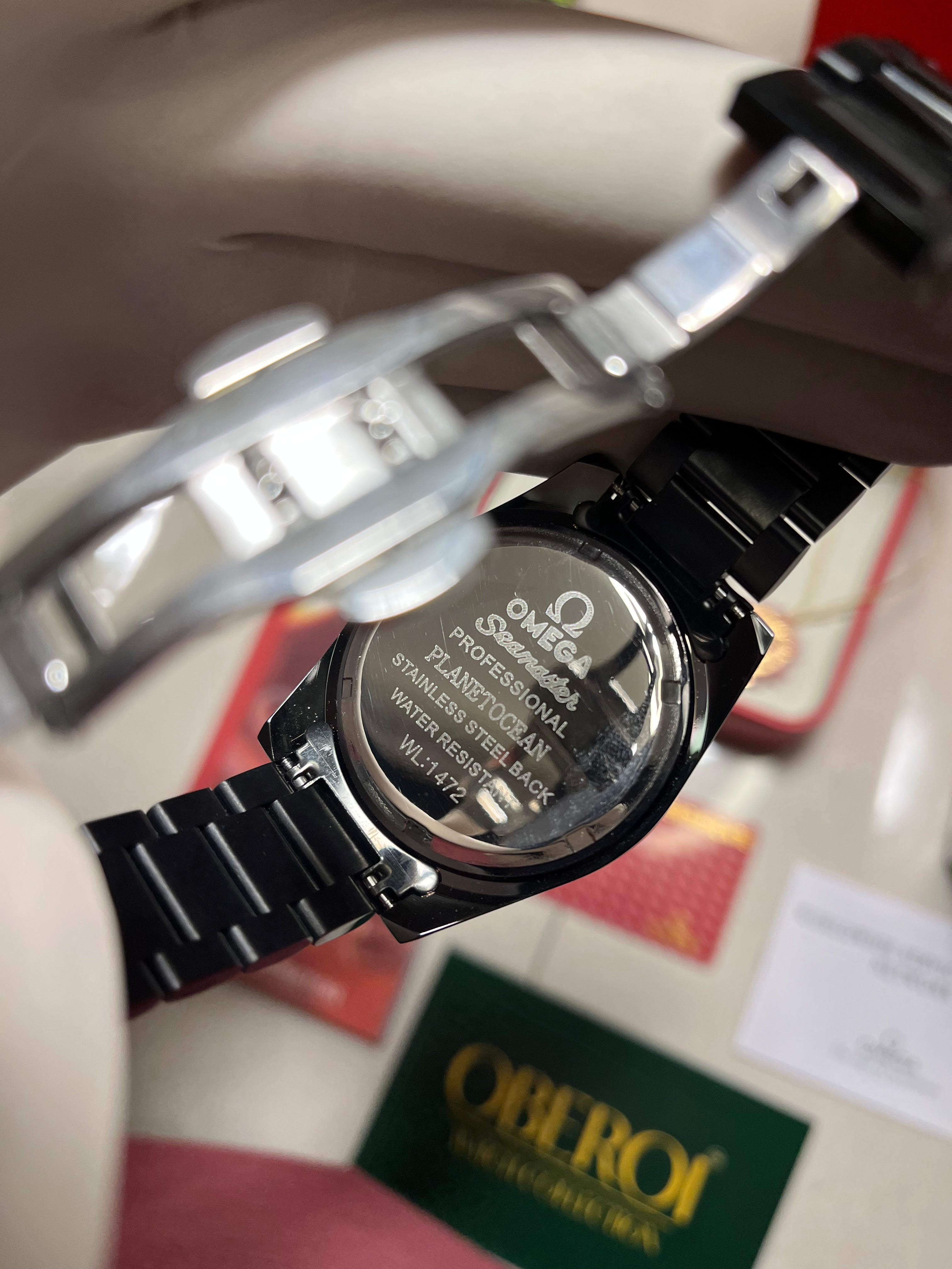Oberoi Midnight Silver Seamaster Quartz Prestige