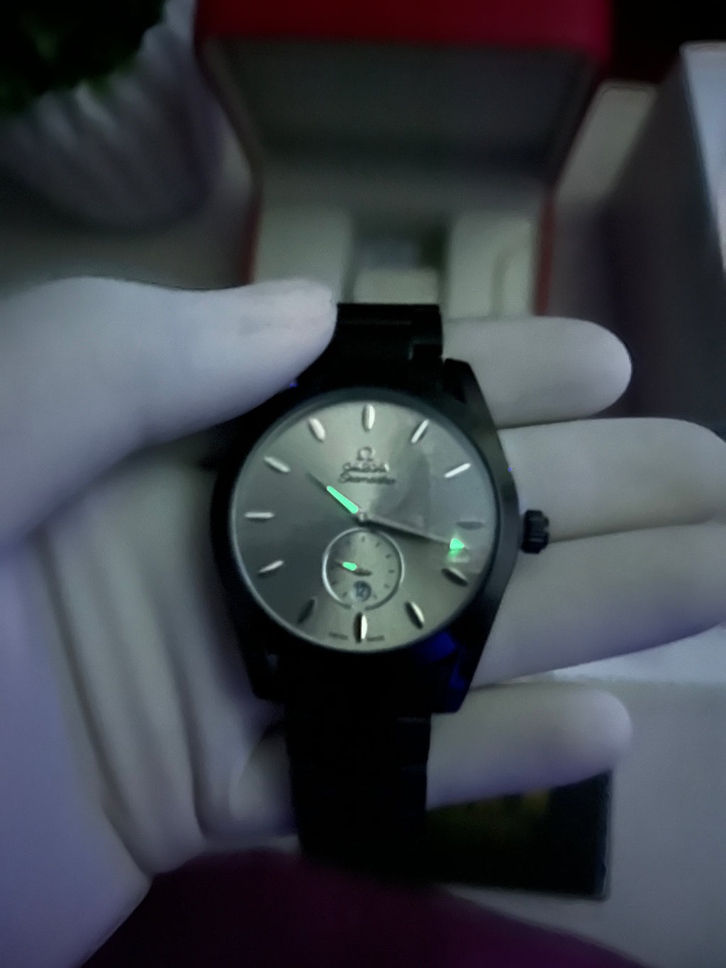 Oberoi Midnight Silver Seamaster Quartz Prestige