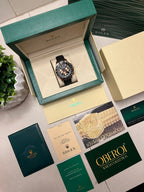 Oberoi Rose Gold Black Daytona Chronograph Quartz Prestige Edition