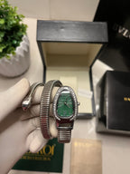 Oberoi Serpenti Emerald Luxe Bracelet Watch Quartz Edition
